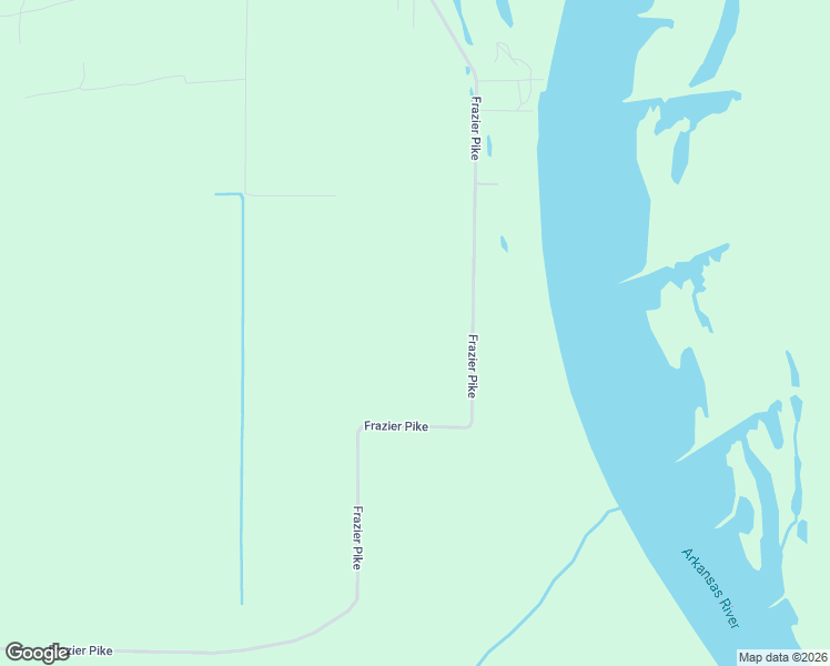 map of restaurants, bars, coffee shops, grocery stores, and more near 16504 Frazier Pike in Little Rock