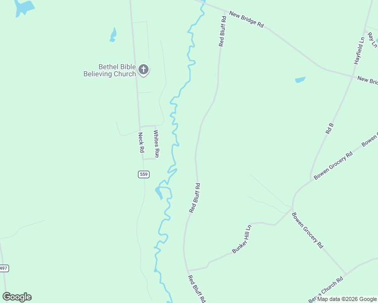 map of restaurants, bars, coffee shops, grocery stores, and more near 1927 Red Bluff Road in McColl