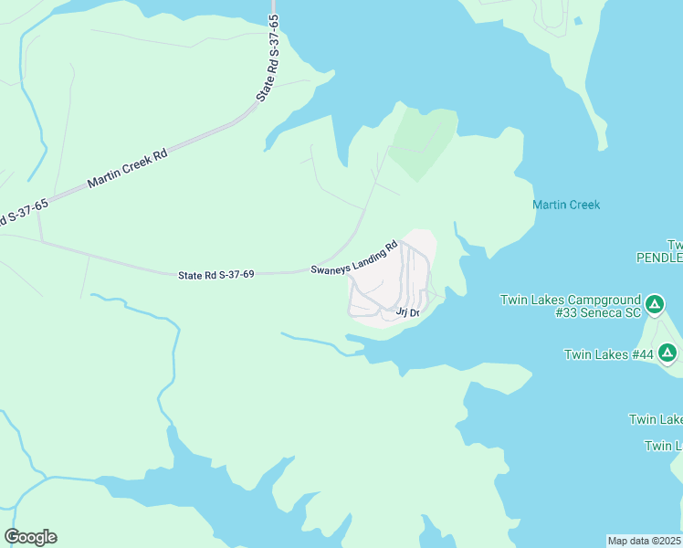 map of restaurants, bars, coffee shops, grocery stores, and more near 598 Swaneys Landing Road in Seneca