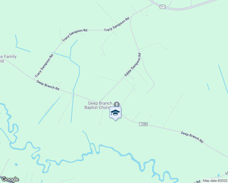 map of restaurants, bars, coffee shops, grocery stores, and more near 164 Eddie Sampson Road in Lumberton