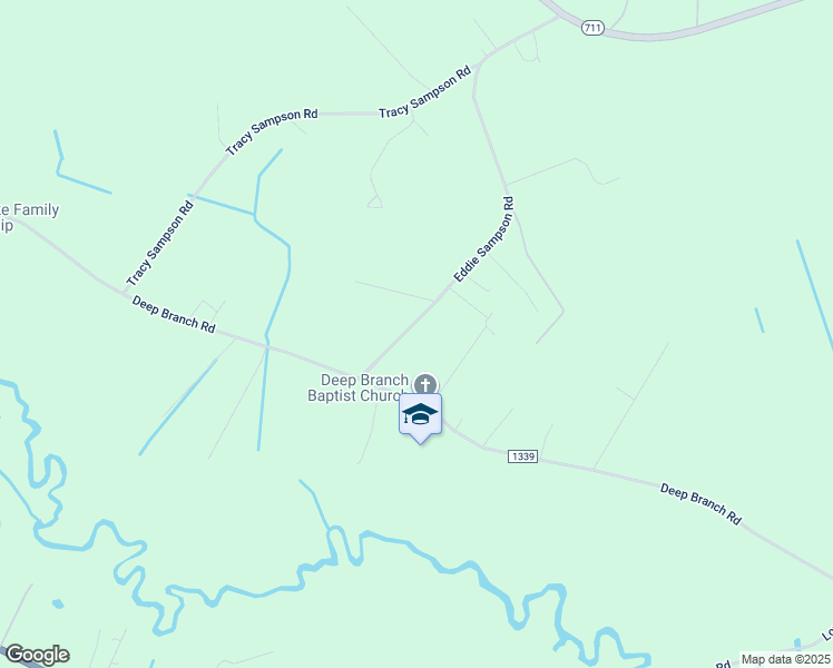 map of restaurants, bars, coffee shops, grocery stores, and more near 164 Eddie Sampson Road in Lumberton