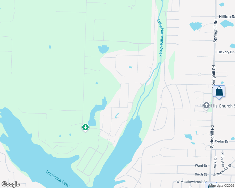 map of restaurants, bars, coffee shops, grocery stores, and more near 7014 Severn Landing Road in Alexander
