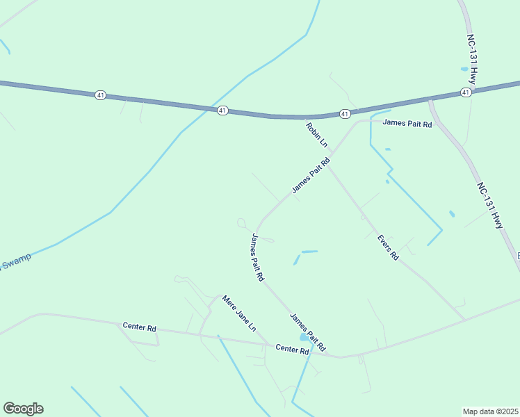 map of restaurants, bars, coffee shops, grocery stores, and more near 850 James Pait Road in Bladenboro