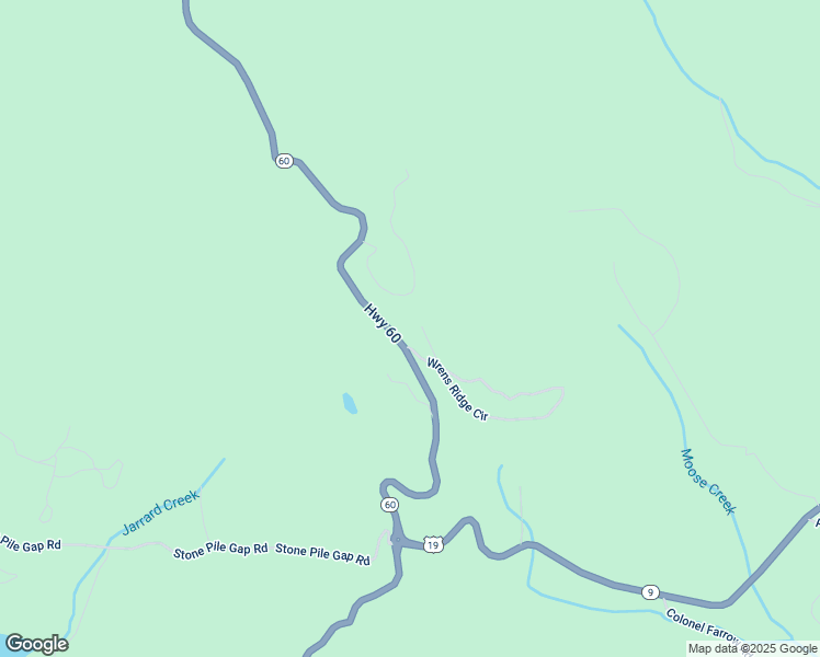 map of restaurants, bars, coffee shops, grocery stores, and more near 105 Yonah View in Dahlonega