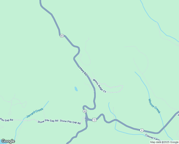 map of restaurants, bars, coffee shops, grocery stores, and more near 105 Yonah View in Dahlonega