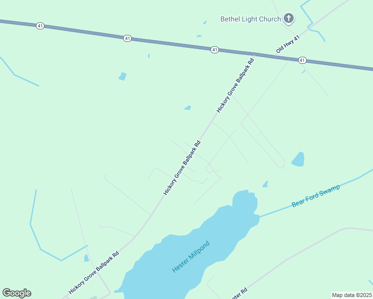 map of restaurants, bars, coffee shops, grocery stores, and more near 566 Hickory Grove Ballpark Road in Bladenboro