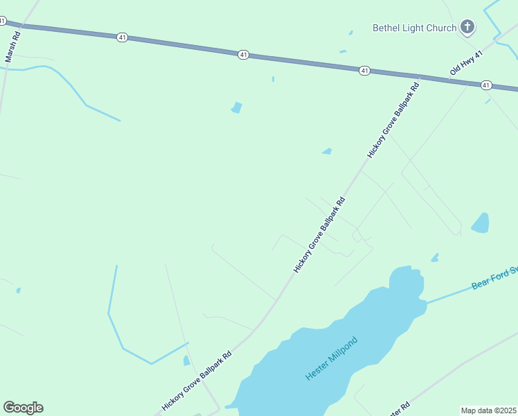 map of restaurants, bars, coffee shops, grocery stores, and more near Keith Avenue in Elizabethtown