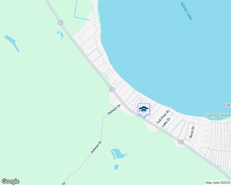 map of restaurants, bars, coffee shops, grocery stores, and more near North Carolina 53 in Elizabethtown