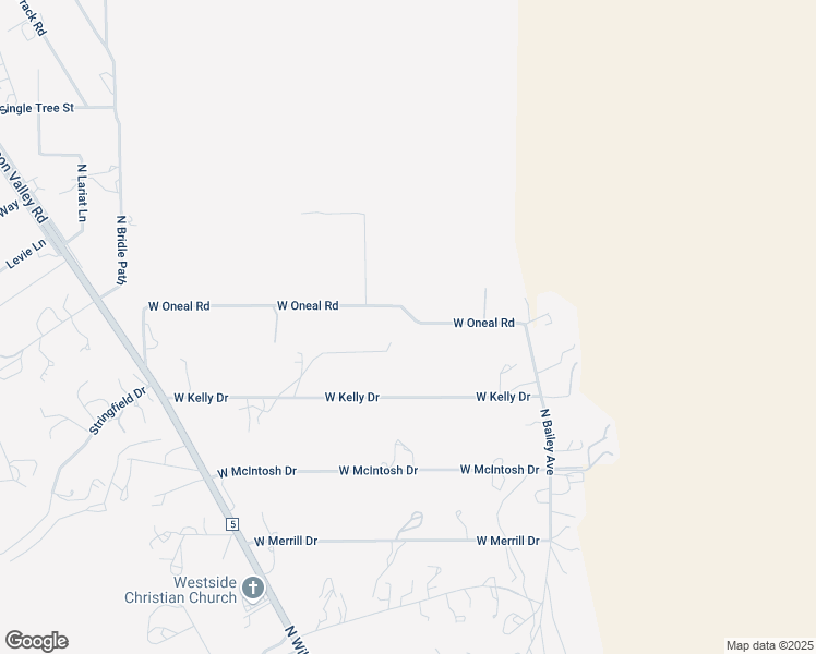 map of restaurants, bars, coffee shops, grocery stores, and more near 1375 West Oneal Road in Prescott