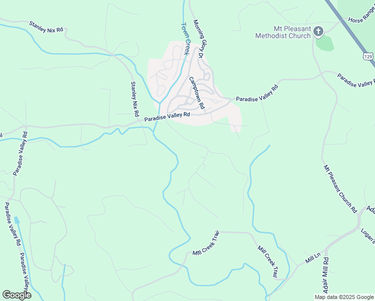 map of restaurants, bars, coffee shops, grocery stores, and more near 206 Running Deer Road in Cleveland