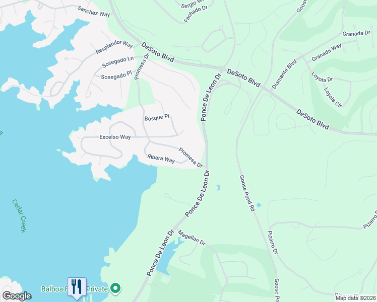 map of restaurants, bars, coffee shops, grocery stores, and more near 73 Promesa Drive in Hot Springs