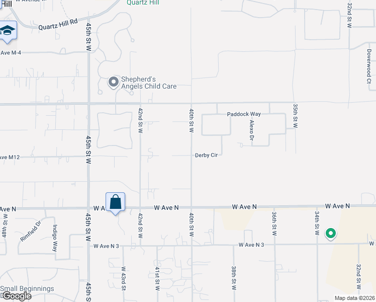 map of restaurants, bars, coffee shops, grocery stores, and more near 4007 Derby Circle in Lancaster