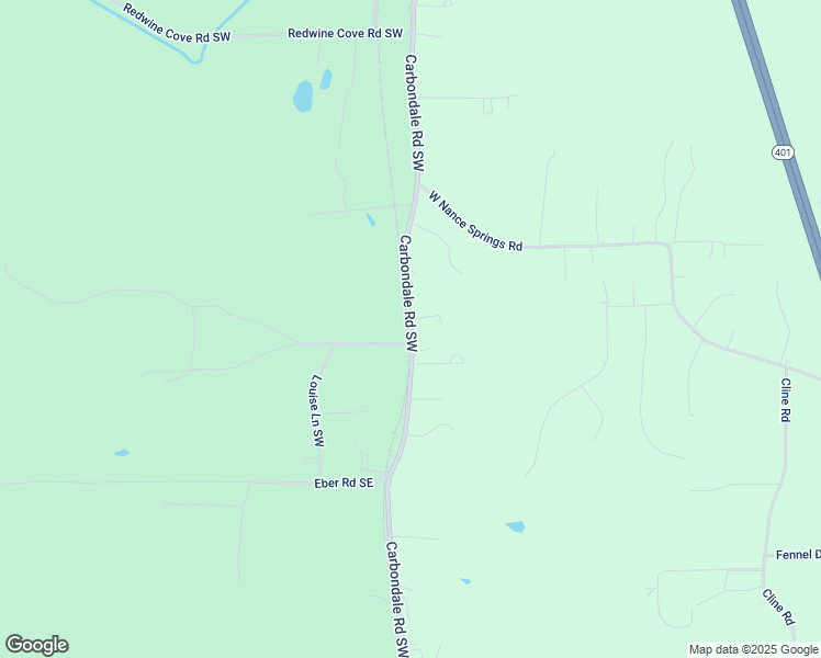 map of restaurants, bars, coffee shops, grocery stores, and more near Carbondale Road Southwest in Whitfield County