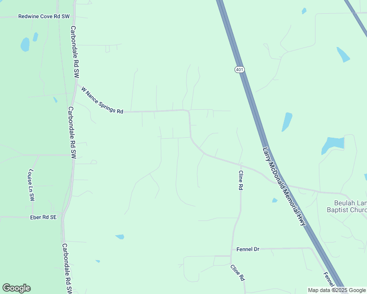 map of restaurants, bars, coffee shops, grocery stores, and more near 505 Brandon Drive in Resaca