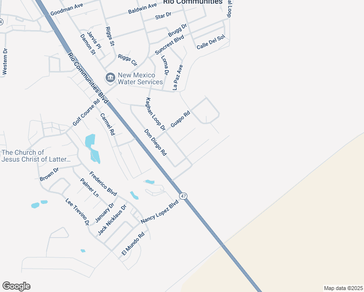map of restaurants, bars, coffee shops, grocery stores, and more near 1359 Kaghan Loop Drive in Belen