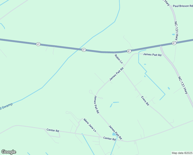 map of restaurants, bars, coffee shops, grocery stores, and more near 105 D J Way in Bladenboro