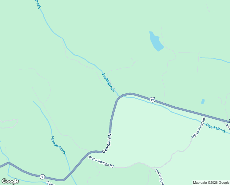 map of restaurants, bars, coffee shops, grocery stores, and more near 200-368 Ts Jarrard Road in Dahlonega