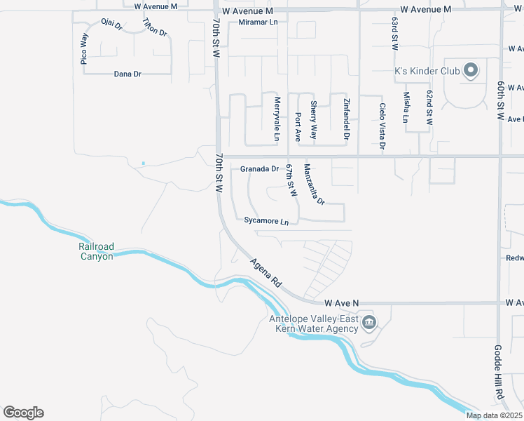 map of restaurants, bars, coffee shops, grocery stores, and more near 41432 Terrazzo Drive in Palmdale