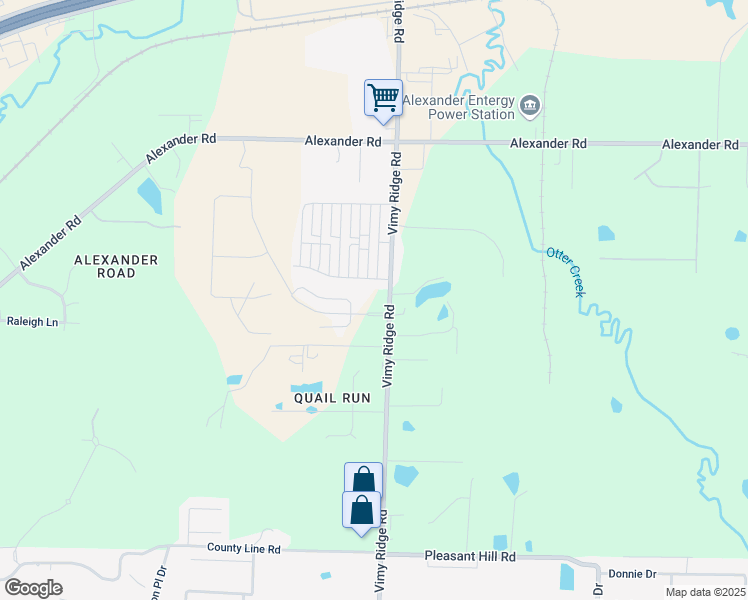 map of restaurants, bars, coffee shops, grocery stores, and more near 12701 Vimy Ridge Road in Alexander