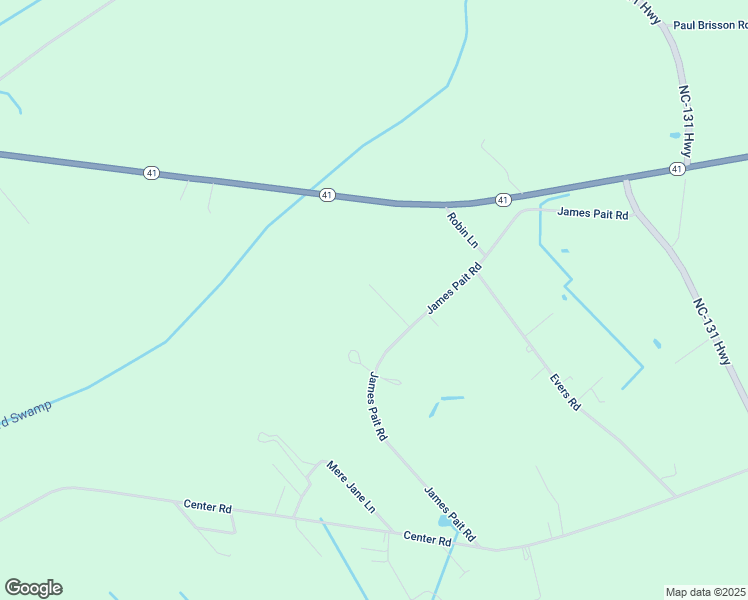 map of restaurants, bars, coffee shops, grocery stores, and more near 105 D J Way in Bladenboro