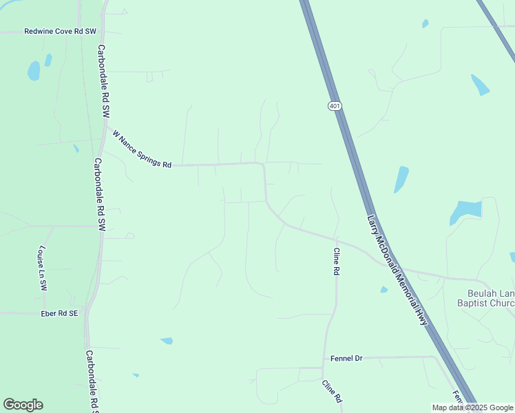 map of restaurants, bars, coffee shops, grocery stores, and more near 505 Brandon Drive in Resaca