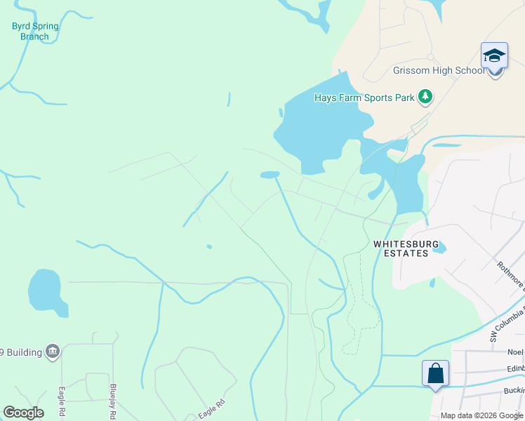 map of restaurants, bars, coffee shops, grocery stores, and more near Redstone Arsenal Boundary in Huntsville