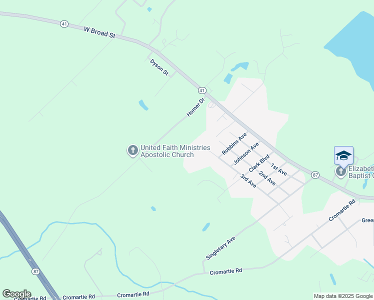 map of restaurants, bars, coffee shops, grocery stores, and more near 510 Tanglewood Drive in Elizabethtown
