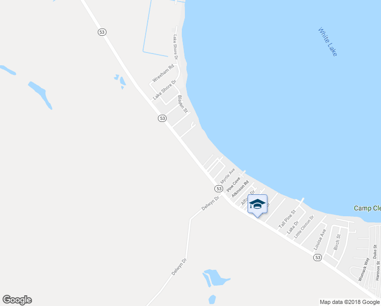 map of restaurants, bars, coffee shops, grocery stores, and more near 1353 Highway 53 in Elizabethtown