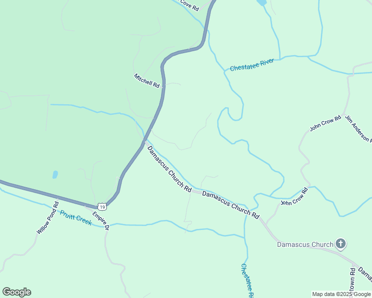 map of restaurants, bars, coffee shops, grocery stores, and more near 341 Muscadine Road in Dahlonega