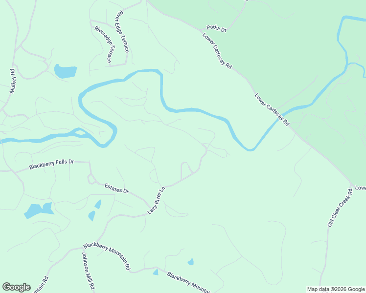 map of restaurants, bars, coffee shops, grocery stores, and more near 143 Hidden Lake Circle in Ellijay
