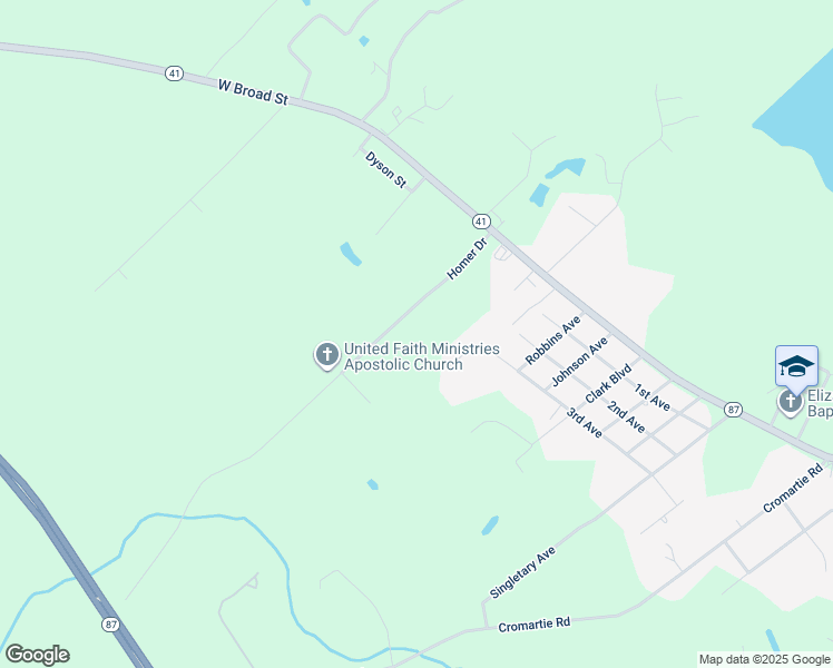 map of restaurants, bars, coffee shops, grocery stores, and more near 315 Homer Drive in Elizabethtown