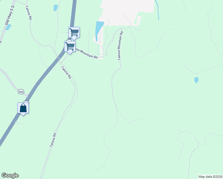 map of restaurants, bars, coffee shops, grocery stores, and more near 1135 Talona Mountain Road in Ellijay