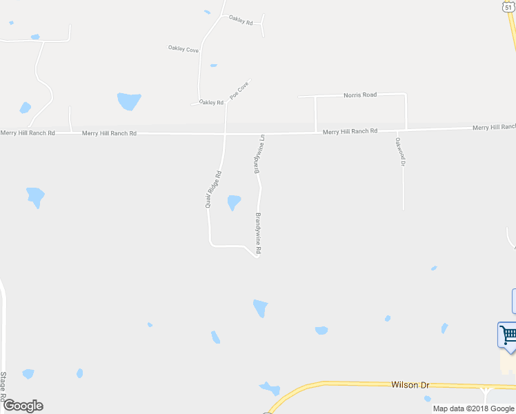 map of restaurants, bars, coffee shops, grocery stores, and more near 22 Brandywine Road in Senatobia