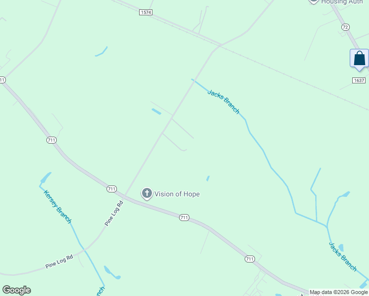 map of restaurants, bars, coffee shops, grocery stores, and more near 1760 Pine Log Road in Lumberton