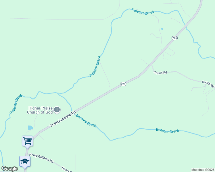 map of restaurants, bars, coffee shops, grocery stores, and more near 40 Kenneth Cherry Road in Chatsworth