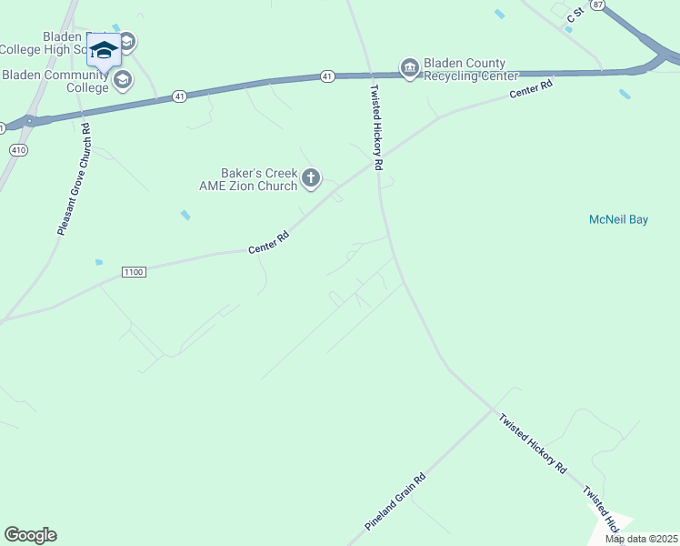 map of restaurants, bars, coffee shops, grocery stores, and more near 170 Pompie Road in Elizabethtown