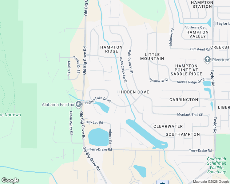 map of restaurants, bars, coffee shops, grocery stores, and more near 7104 Mossy Bank Trail Southeast in Owens Cross Roads
