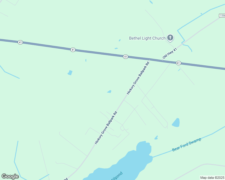 map of restaurants, bars, coffee shops, grocery stores, and more near 368 Hickory Grove Ballpark Road in Bladenboro