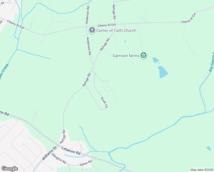 map of restaurants, bars, coffee shops, grocery stores, and more near 135 Scott Circle in Pendleton