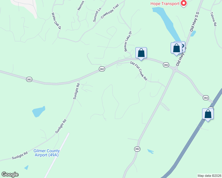 map of restaurants, bars, coffee shops, grocery stores, and more near 758 Timber Ridge Lane in Ellijay