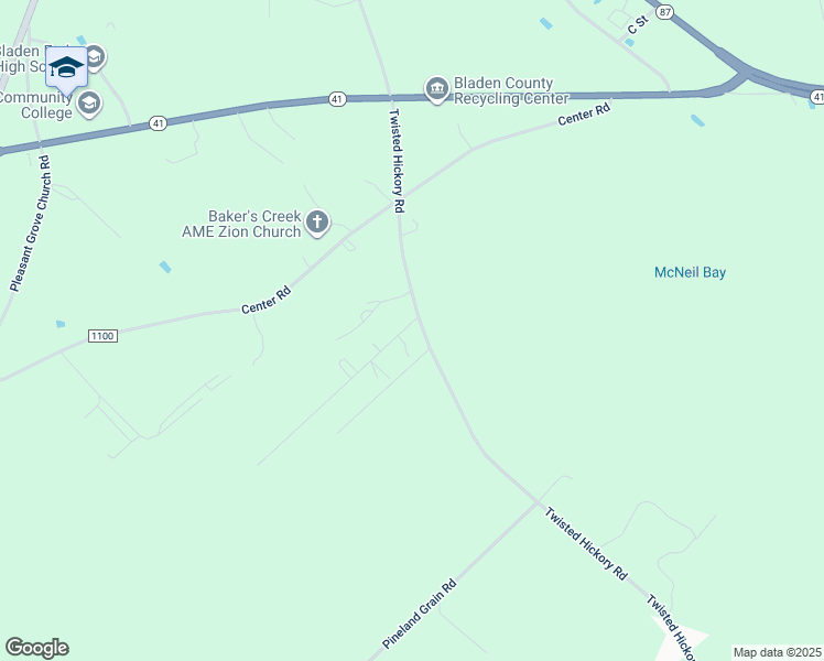 map of restaurants, bars, coffee shops, grocery stores, and more near 41 Old Hickory Lane in Elizabethtown