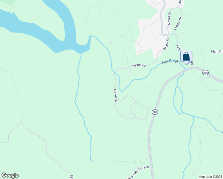 map of restaurants, bars, coffee shops, grocery stores, and more near 726 Nexus Drive in Ellijay