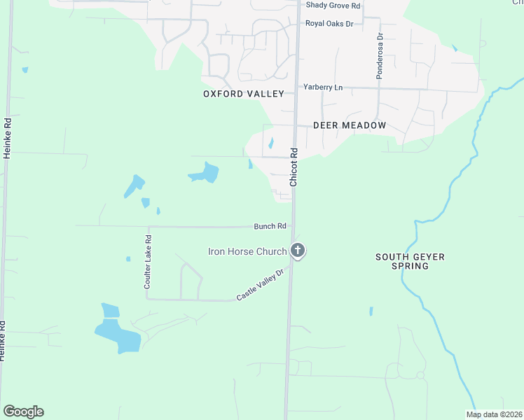 map of restaurants, bars, coffee shops, grocery stores, and more near 7714 Bunch Road in Little Rock