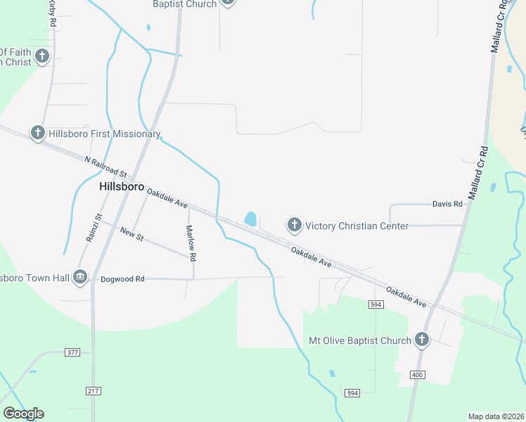 map of restaurants, bars, coffee shops, grocery stores, and more near 4 Church Street in Hillsboro