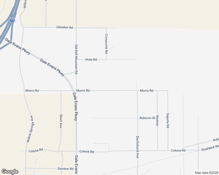 map of restaurants, bars, coffee shops, grocery stores, and more near 21272 Morro Road in Apple Valley