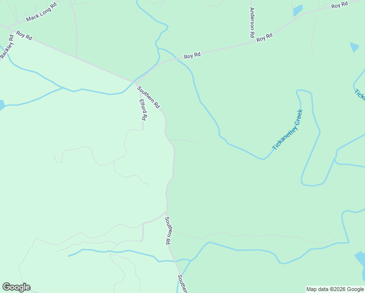 map of restaurants, bars, coffee shops, grocery stores, and more near Southern Road in Ellijay