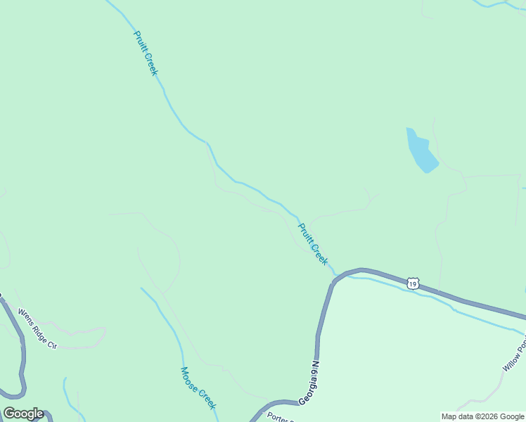 map of restaurants, bars, coffee shops, grocery stores, and more near 368 Ts Jarrard Road in Dahlonega