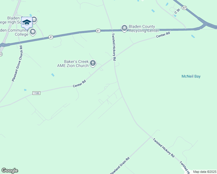 map of restaurants, bars, coffee shops, grocery stores, and more near 170 Pompie Road in Elizabethtown