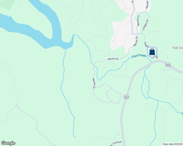 map of restaurants, bars, coffee shops, grocery stores, and more near 726 Nexus Drive in Ellijay