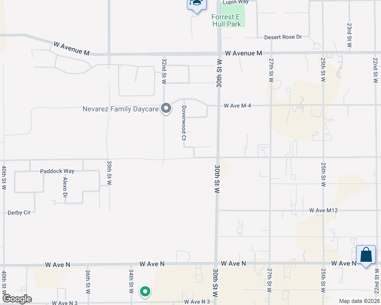 map of restaurants, bars, coffee shops, grocery stores, and more near 3108 West Avenue in Lancaster